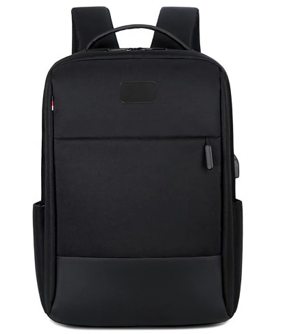 CRYPTO - Leather & Fabric Backpack